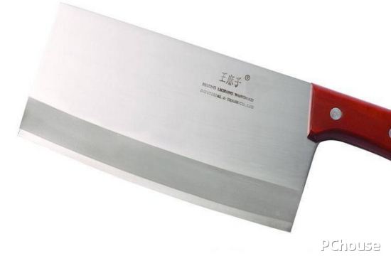 不銹鋼刀具(菜刀)采用激光打標(biāo)機(jī)