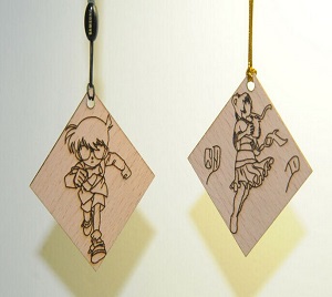 別具一格的手機(jī)飾品激光刻字